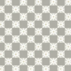 Mirth Studios Stardust Checkerboard Peel & Stick Wallpaper - Warm Grey