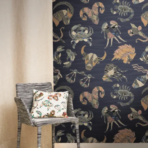 Missoni Home Constellations Wallpaper - Blue