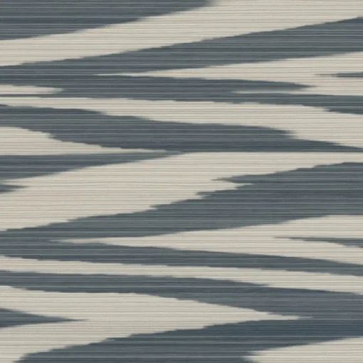 Missoni Home Flamed Zig Zag Wallpaper - Blue & Cream