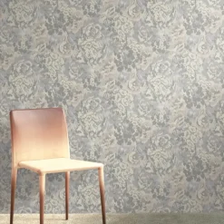 Missoni Home Flower Pot Wallpaper - Grey