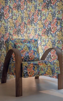Missoni Home Flower Pot Wallpaper - Blue