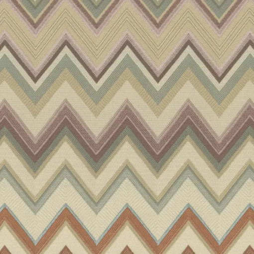Missoni Home Happy Zig Zag Wallpaper - Gold