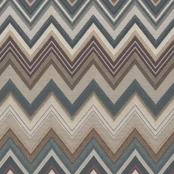 Missoni Home Happy Zig Zag Wallpaper - Green & Brown