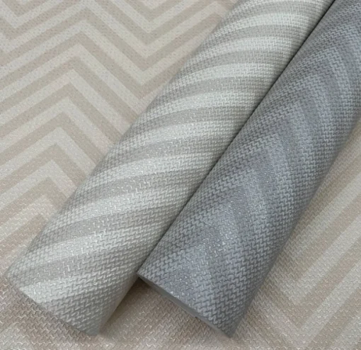 Missoni Home Macro Chevron Wallpaper - Gray