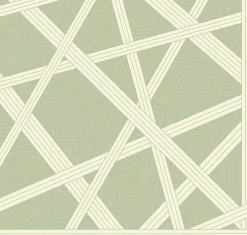 Missoni Home Nastri Wallpaper - Green