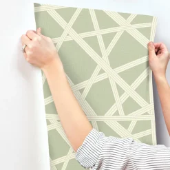 Missoni Home Nastri Wallpaper - Green