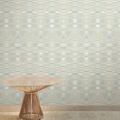Missoni Home Sunrise Flame Wallpaper - Light Blue