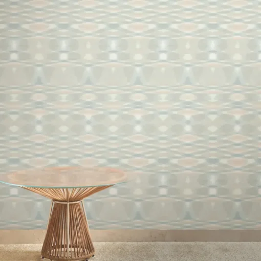 Missoni Home Sunrise Flame Wallpaper - Light Blue