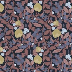 Mitchell Black Botanical Legacy Budding Grove Wallpaper - Midnight Garden