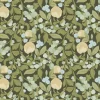 Mitchell Black Botanical Legacy Budding Grove Wallpaper - Deep Olive