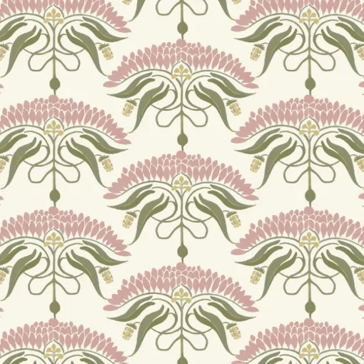 Mitchell Black Botanical Legacy Fleur de Reve Wallpaper - Linen
