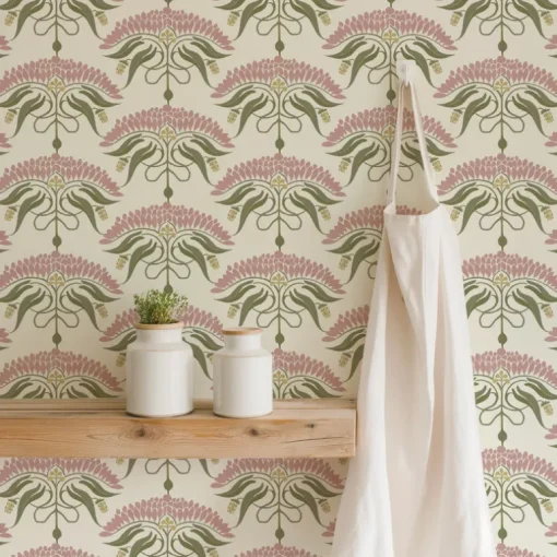 Mitchell Black Botanical Legacy Fleur de Reve Wallpaper - Linen