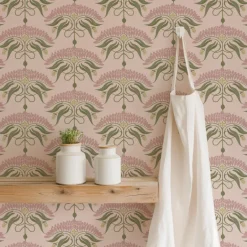 Mitchell Black Botanical Legacy Fleur de Reve Wallpaper - Petal Pink
