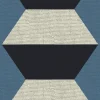 Mitchell Black Chroma Infinity Blocks Wallpaper - Blue Horizon