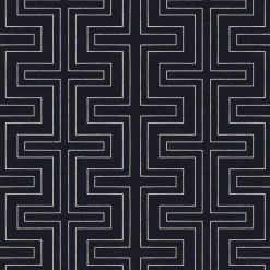 Mitchell Black Co-Ed Halsted Wallpaper - Onyx