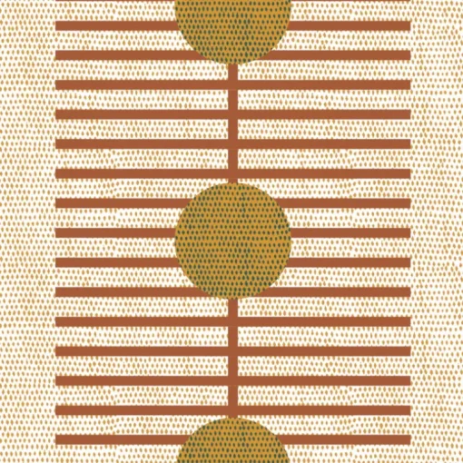 Mitchell Black Forbes Masters Nomalanga Wallpaper - Terracotta
