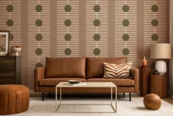 Mitchell Black Forbes Masters Nomalanga Wallpaper - Cocoa Olive