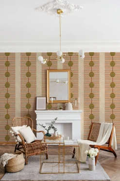 Mitchell Black Forbes Masters Nomalanga Wallpaper - Terracotta