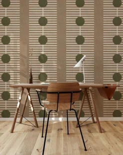 Mitchell Black Forbes Masters Nomalanga Wallpaper - Cocoa Olive