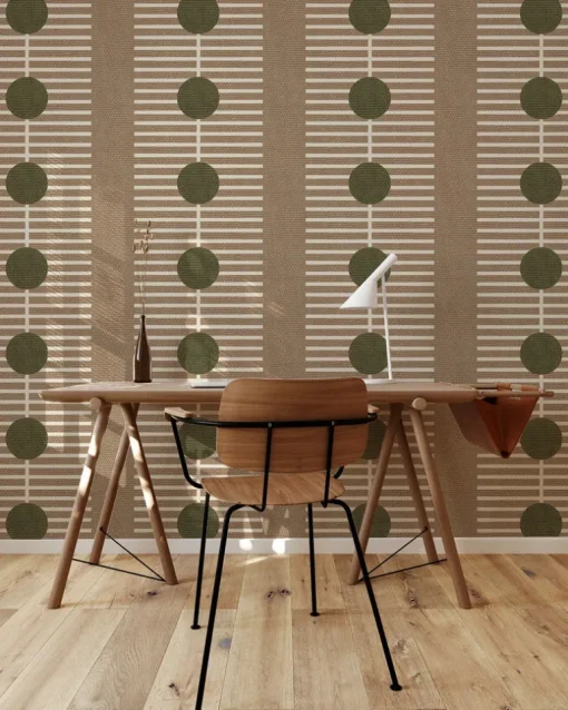 Mitchell Black Forbes Masters Nomalanga Wallpaper - Cocoa Olive