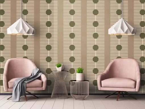 Mitchell Black Forbes Masters Nomalanga Wallpaper - Cocoa Olive