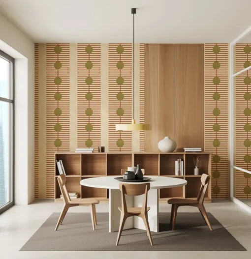 Mitchell Black Forbes Masters Nomalanga Wallpaper - Terracotta