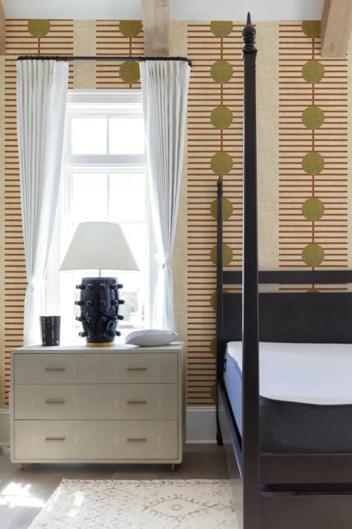 Mitchell Black Forbes Masters Nomalanga Wallpaper - Terracotta