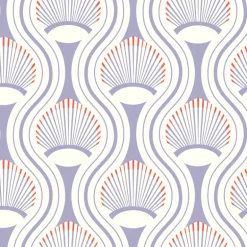 Mitchell Black Julianne Taylor Style Riviere Wallpaper - Purple