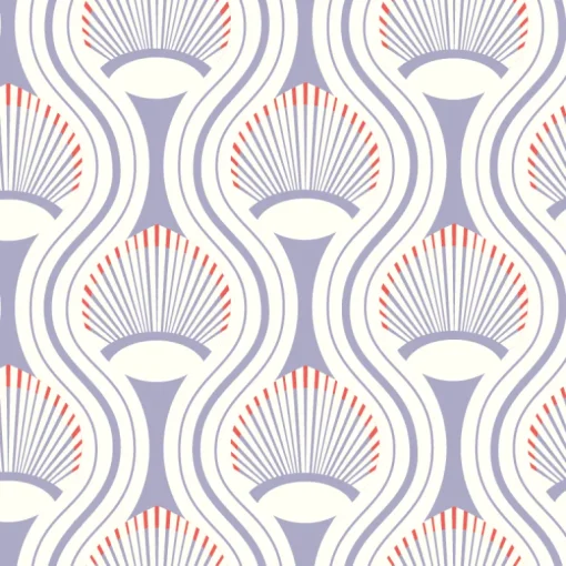 Mitchell Black Julianne Taylor Style Riviere Wallpaper - Purple