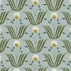 Mitchell Black Lady Charlotte Spring Bloom Floral Wallpaper - Ash Blue