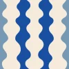 Mitchell Black Natalie Papier Low Frequency Wallpaper - Bathhouse Blues