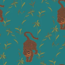 Mitchell Black Nomad Stalking Tiger Wallpaper - Jewel