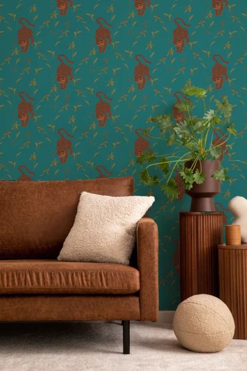 Mitchell Black Nomad Stalking Tiger Wallpaper - Jewel