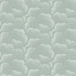 Mitchell Black Revel Clouds Wallpaper - Blue