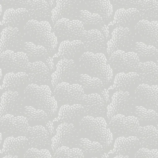 Mitchell Black Revel Clouds Wallpaper - Gray