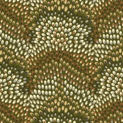 Mitchell Black Revel Jandaya Wallpaper - Olive