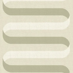 Mitchell Black Shape of Color Folding Ribbon Wallpaper - Tusk