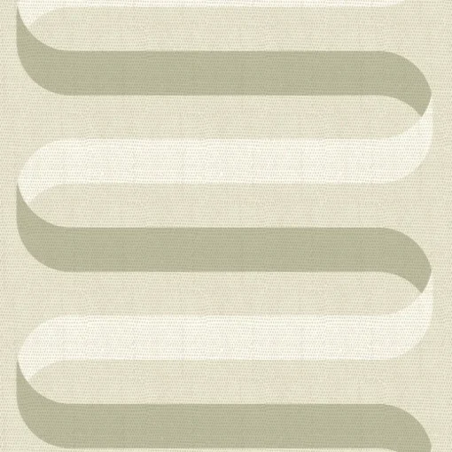 Mitchell Black Shape of Color Folding Ribbon Wallpaper - Tusk