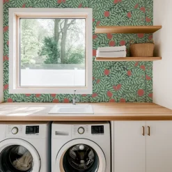 Mitchell Black The Signature Collection Orange Grove Wallpaper - Mint & Coral