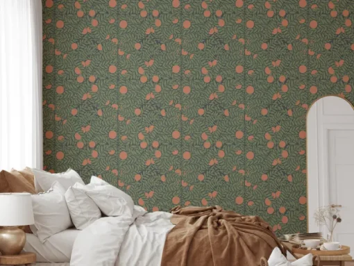 Mitchell Black The Signature Collection Orange Grove Wallpaper - Forest