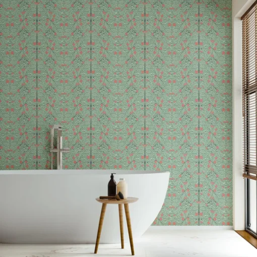 Mitchell Black The Signature Collection Orange Grove Wallpaper - Mint & Coral