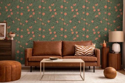 Mitchell Black The Signature Collection Orange Grove Wallpaper - Forest