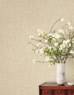 Montecito Cromie Wallpaper - Ivory