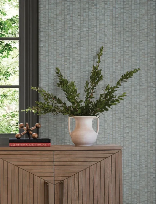 Montecito Lemuria Wallpaper - Blue