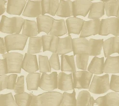 New Origins Brushed Ink Wallpaper - Gold
