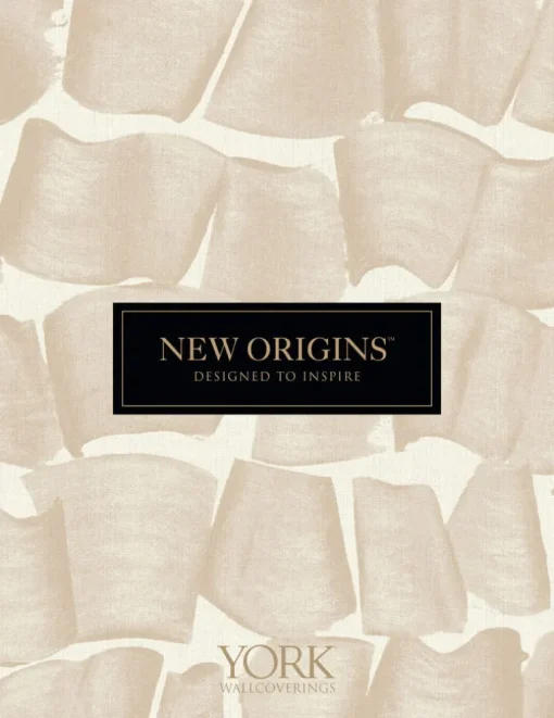 New Origins Brushed Ink Wallpaper - Black