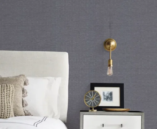 New Origins Checkerboard Wallpaper - Indigo