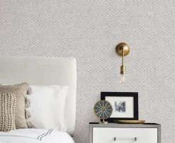 New Origins Checkerboard Wallpaper - White