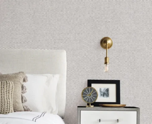 New Origins Checkerboard Wallpaper - White