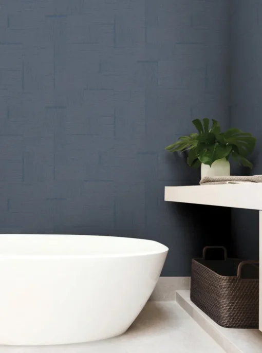 New Origins Contour Wallpaper - Navy